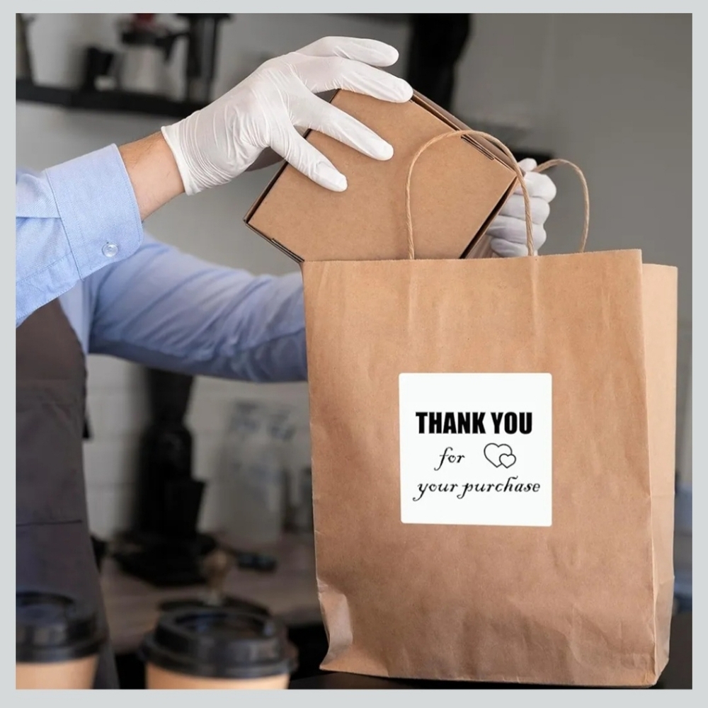 BUY NOW! Custom 100 Thermal Labels White 3x3 - Picture 6 of 7